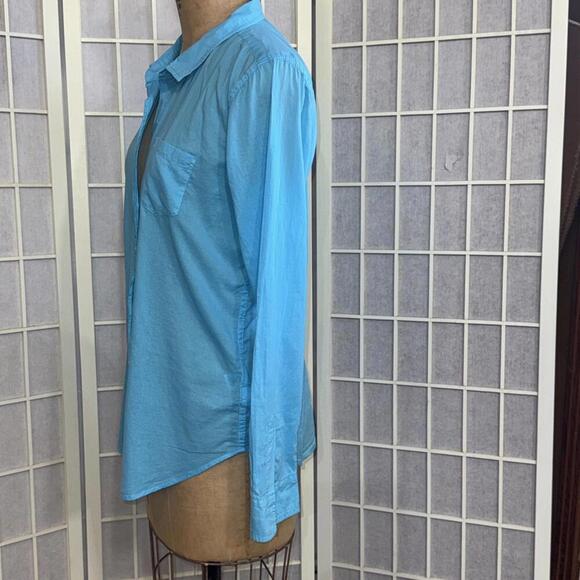 Lilly Pulitzer Preppy Designer Cotton Minimalist Quiet Luxury Blouse Medium - Picture 4 of 15